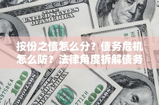 武汉按份之债怎么分？债务危机怎么防？法律角度拆解债务分配与风险自保指南