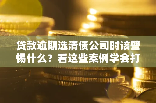 武汉贷款逾期选清债公司时该警惕什么？看这些案例学会打翻身仗