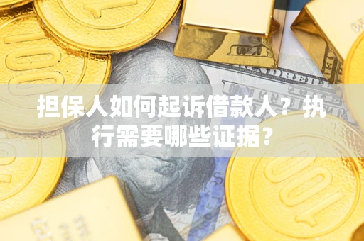 武汉担保人如何起诉借款人？执行需要哪些证据？