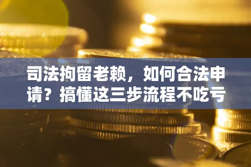武汉司法拘留老赖，如何合法申请？搞懂这三步流程不吃亏！