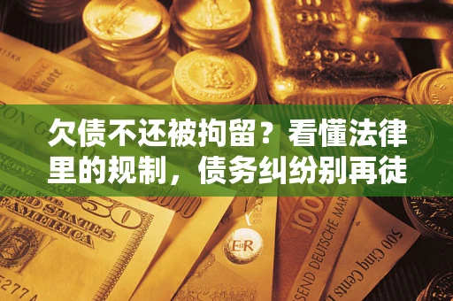 武汉欠债不还被拘留？看懂法律里的规制，债务纠纷别再徒劳奔波