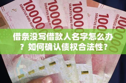 武汉借条没写借款人名字怎么办？如何确认债权合法性？