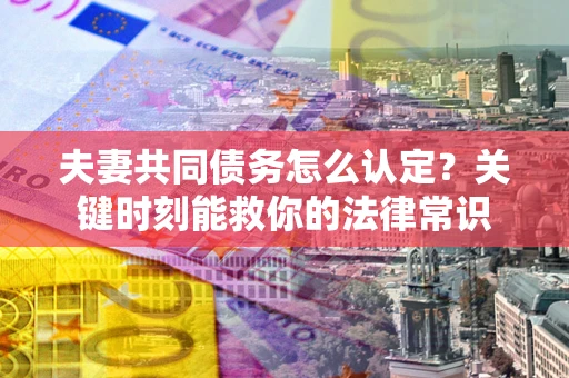 武汉夫妻共同债务怎么认定？关键时刻能救你的法律常识