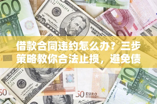 武汉借款合同违约怎么办？三步策略教你合法止损，避免债务危机升级