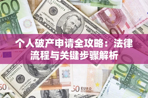 武汉个人破产申请全攻略：法律流程与关键步骤解析